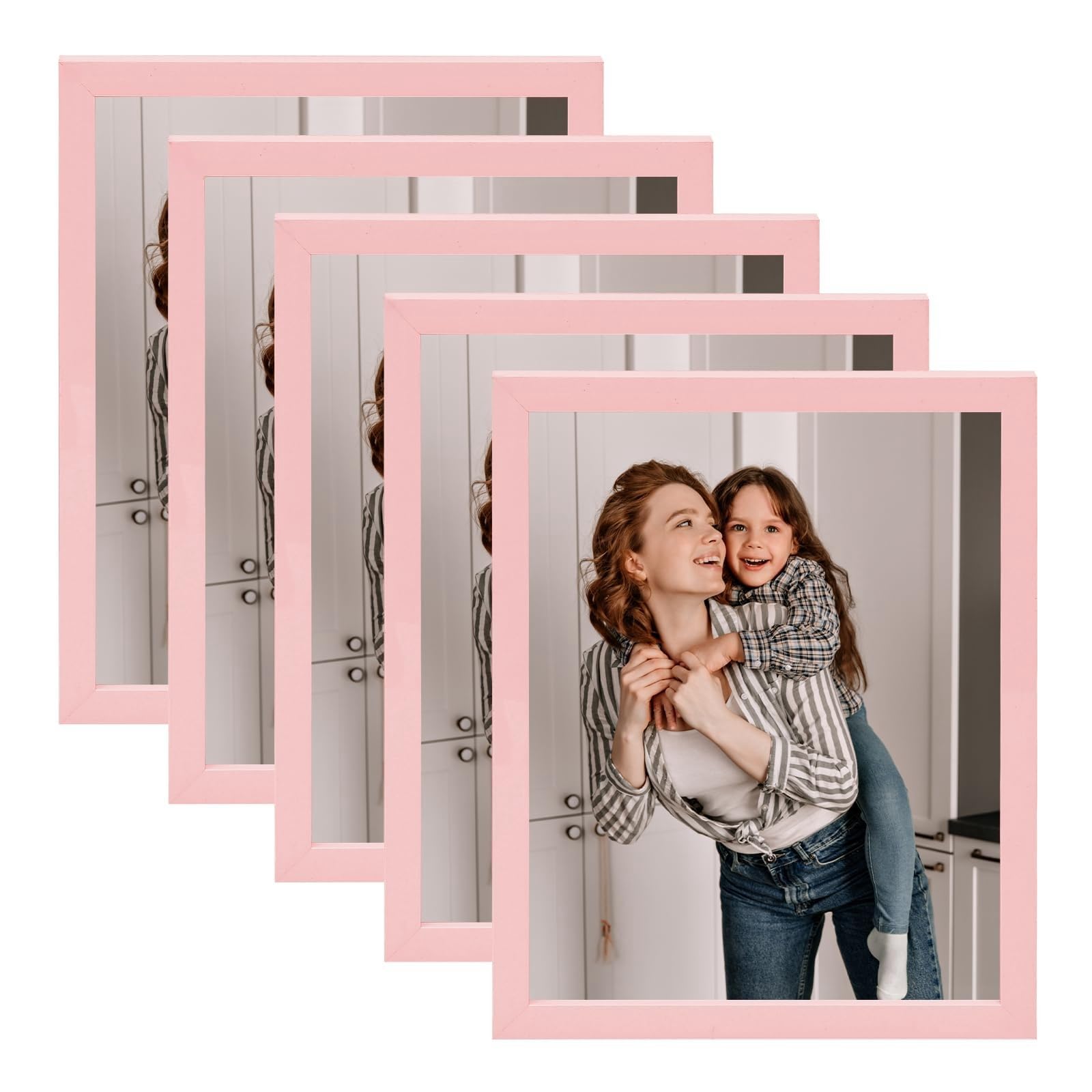 マイアミビーチ・ピンクドラゴン【A4サイズ写真ポスターフレーム付き３点セット】 Amazon.com - Muzilife 5 Pack 5x7” Picture Frames, Pink Picture